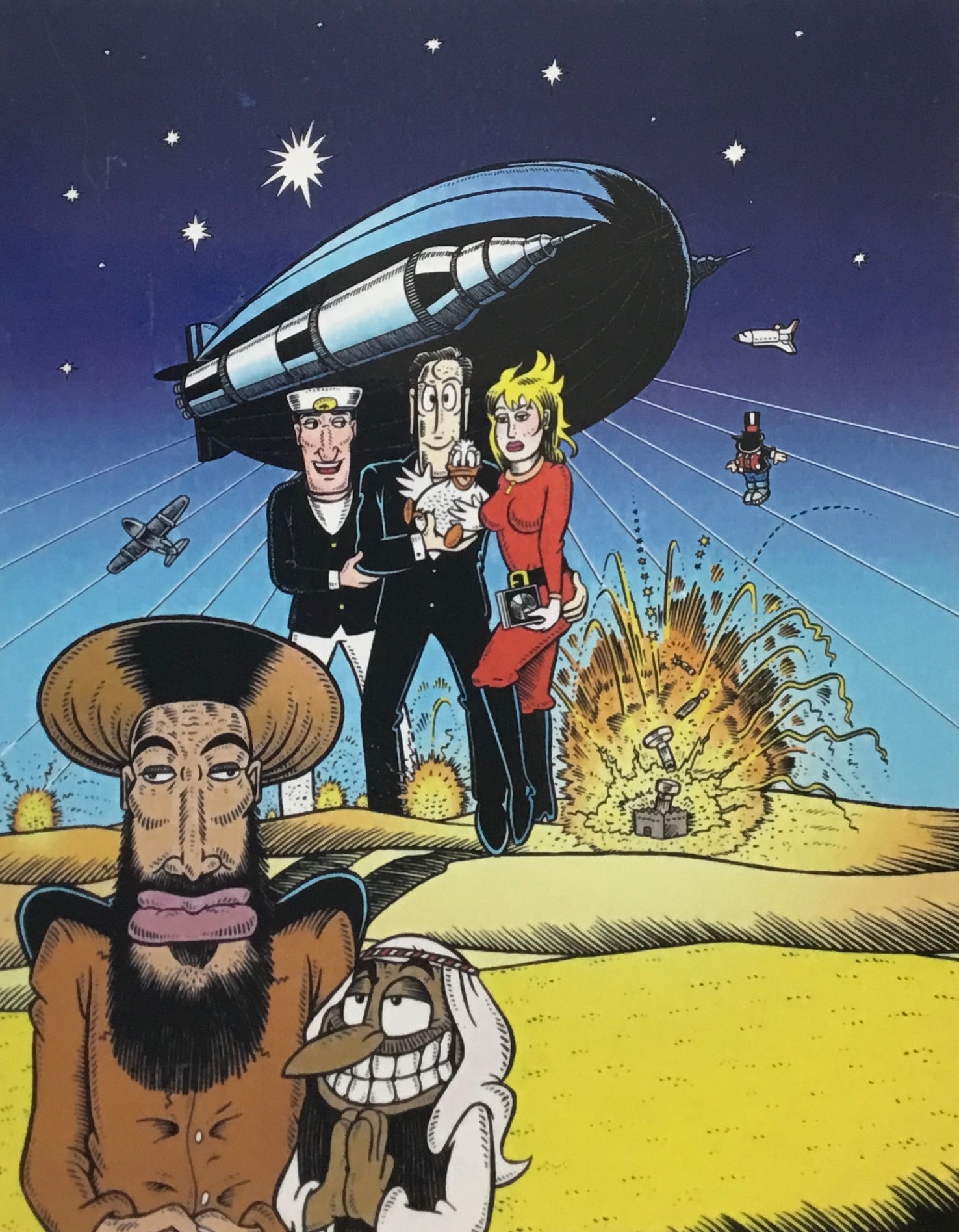 Bagsiden til første udgave af “Stjernemanden” (2006).I albummet “Stjernemanden” vil Buddy Berts bedste ven, Arnold B. Eiloart, jorden rundt non-stop i et gigantisk luftskib. Samtidigt gør en gal terrorist alt for at forhindre dette i at lykkes. Denne søger intet mindre end verdensherredømmet, og Buddys ven er hans sidste forhindring! Albummet har et underliggende dystert tema - hvem kan man egentlig stole på?