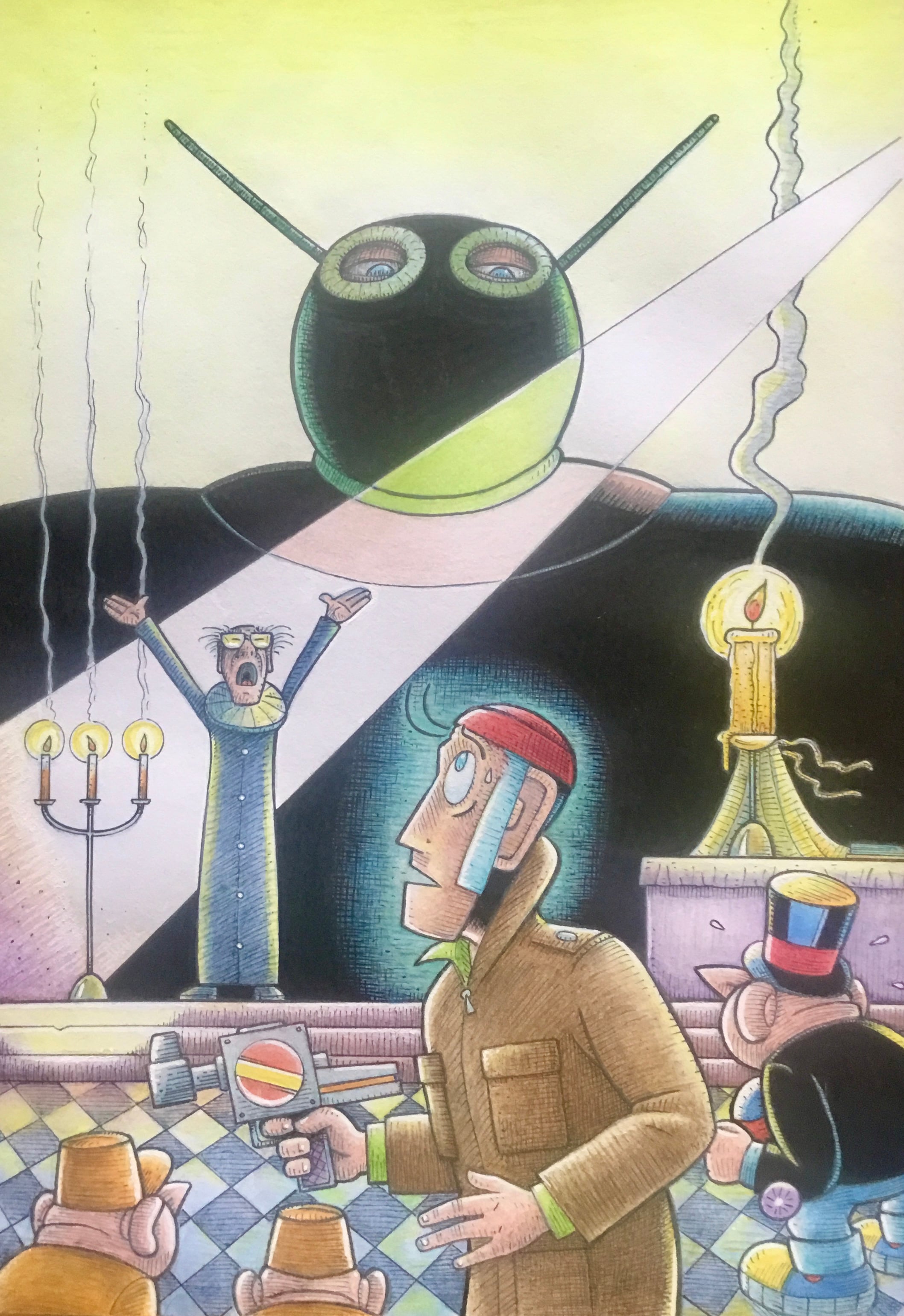 Buddy Bert: "Jagten på Insektmanden", marts 26. Det 4 farvelagte 66 siders endnu ikke udgivne album!